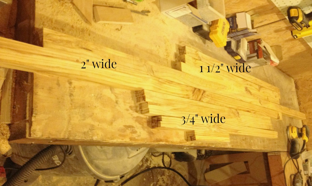 Board cuts needed to build bar cart