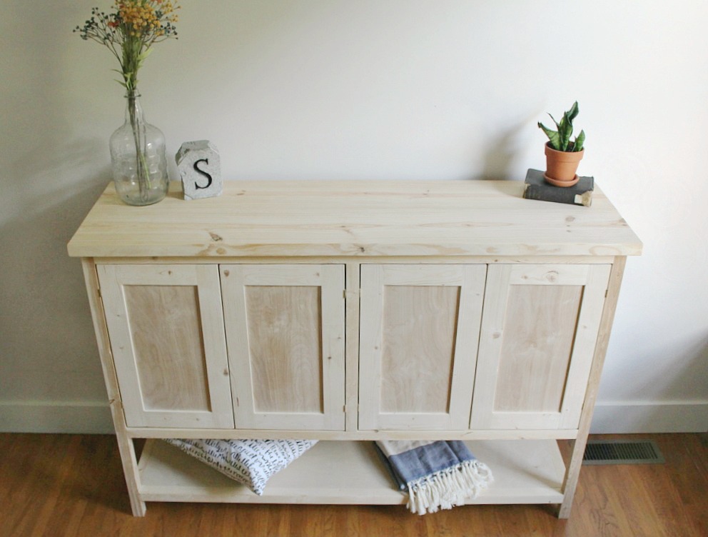 How to build a Gorgeous DIY Console Cabinet