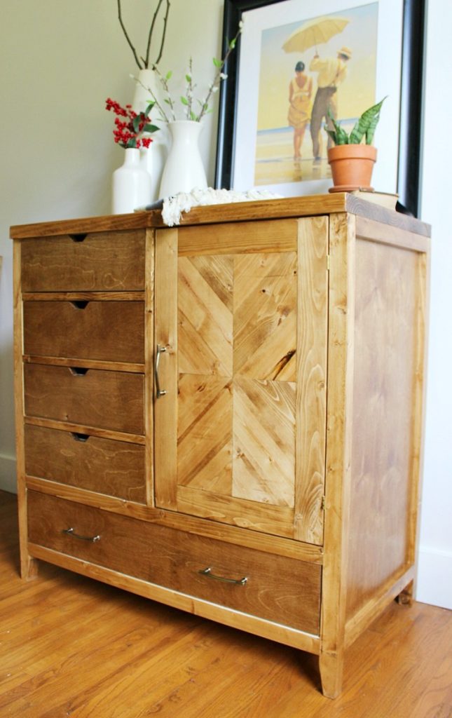 How to build a Modern DIY Dresser Armoire