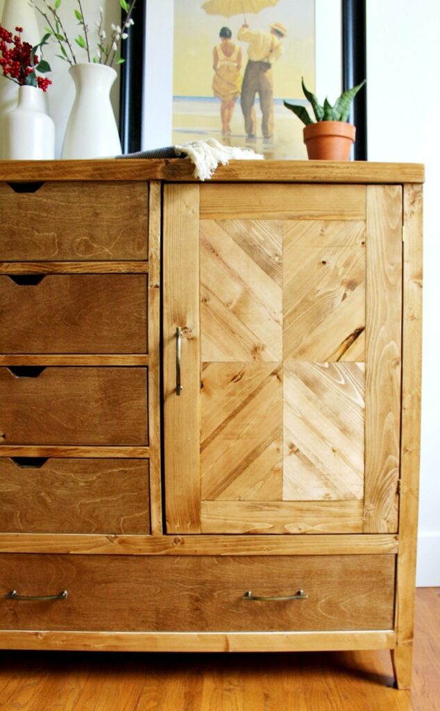 How to build a Modern DIY Dresser Armoire