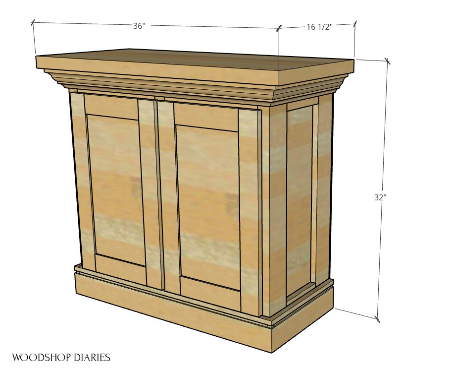 How to Build an Aquarium Cabinet Stand --Free Building Plans!