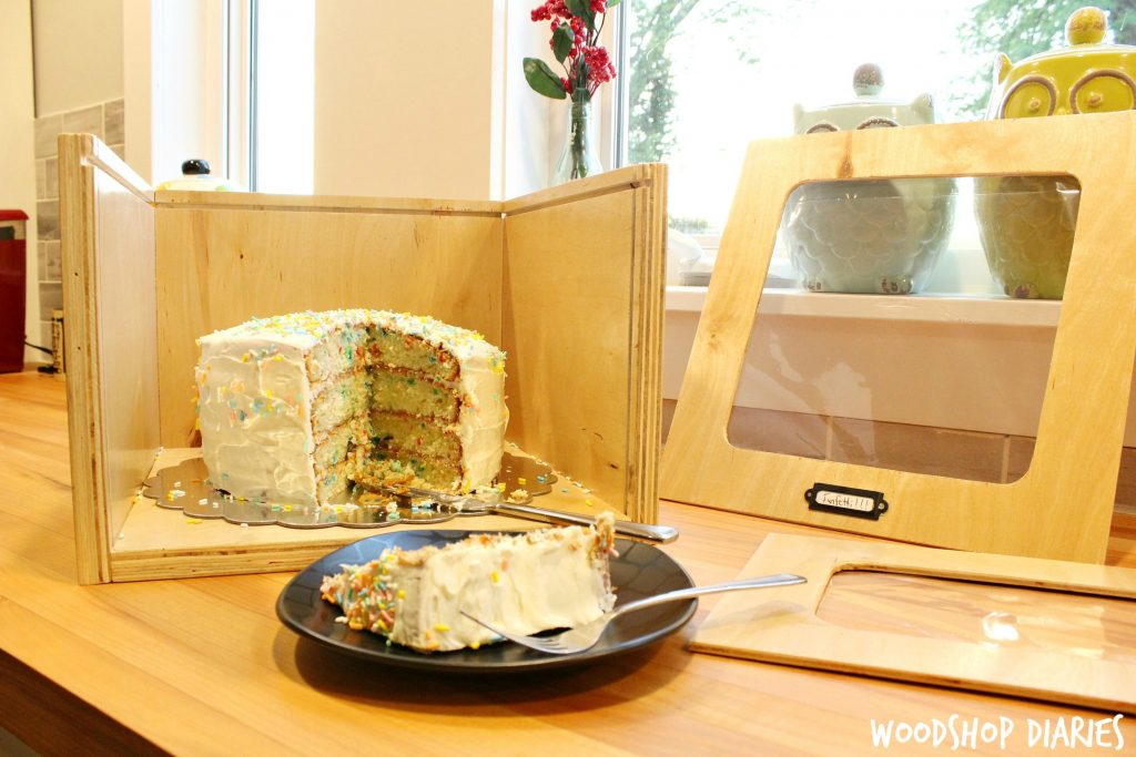How to build a DIY Wooden Cake Box from Wood Scraps