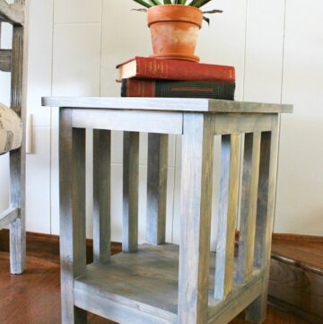 How to build a DIY Mission Style End Table