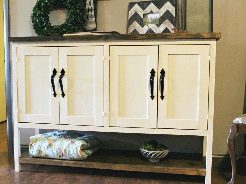 How to build a Gorgeous DIY Console Cabinet