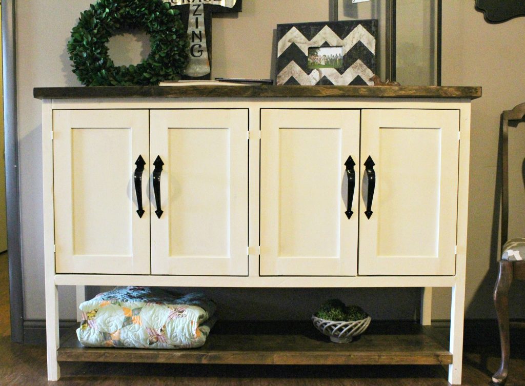 How to build a Gorgeous DIY Console Cabinet