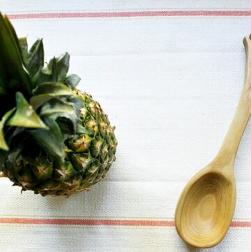 How to carve a wooden pineapple spoon