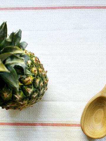 How to carve a wooden pineapple spoon