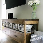 How to build a modern DIY floating TV console