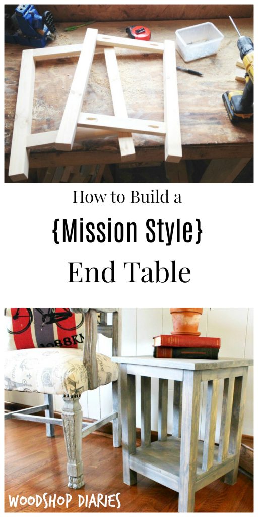How to build a DIY Mission Style End Table