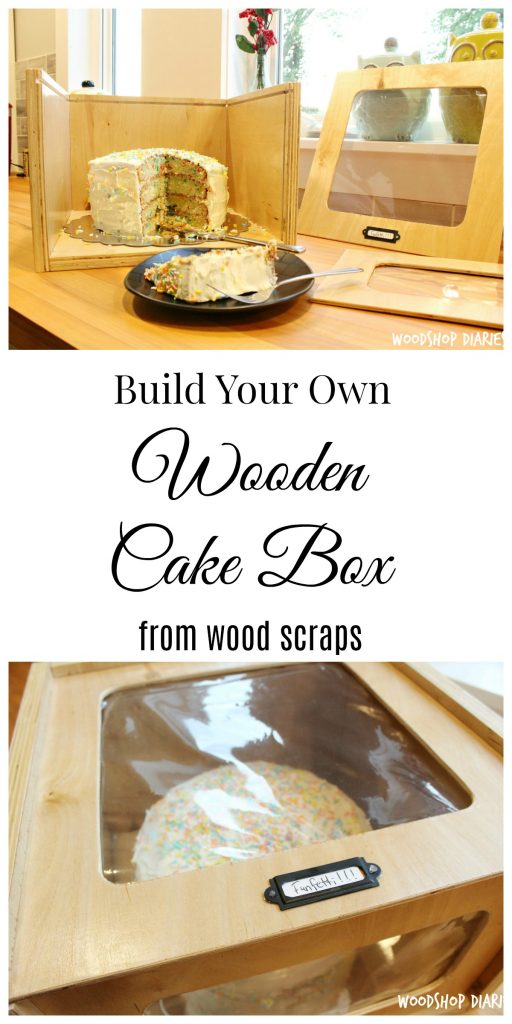 How to build a DIY Wooden Cake Box from Wood Scraps