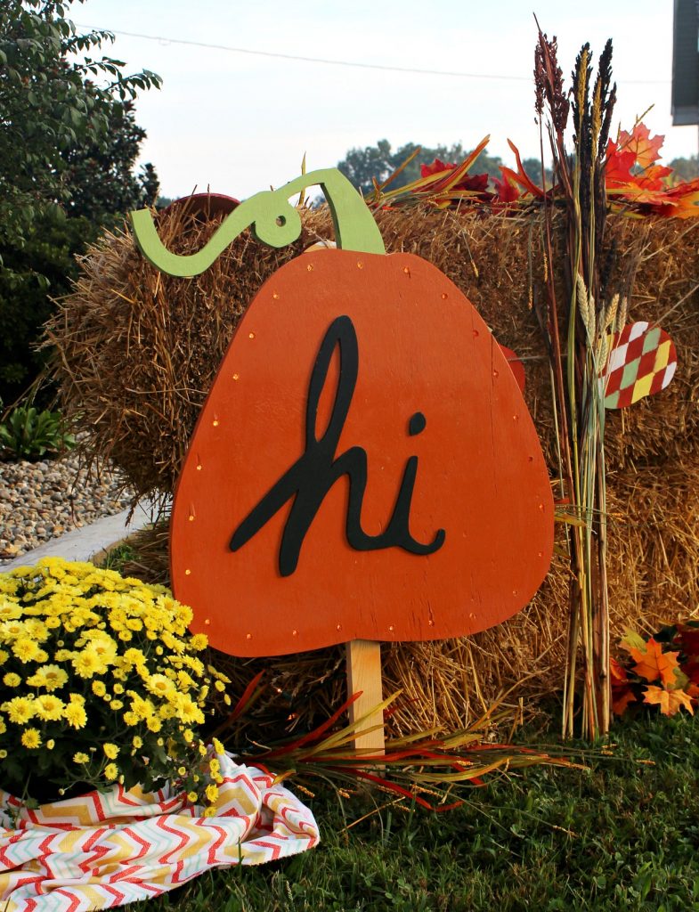 DIY Harvest Sign Virtual Party