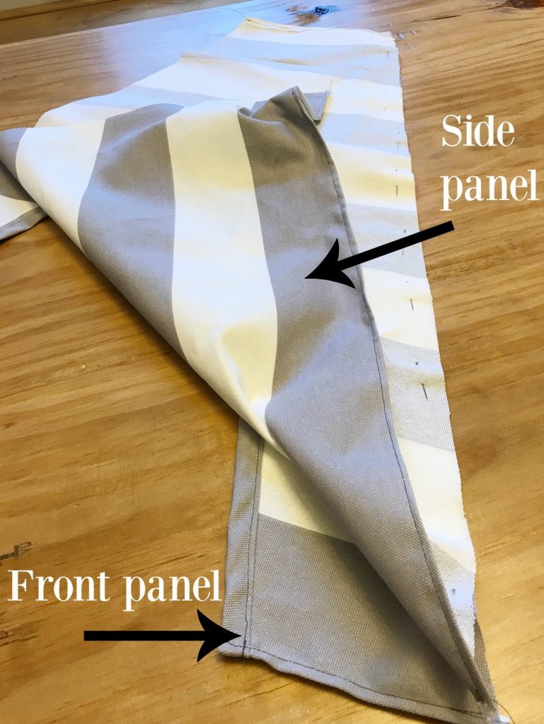 How to sew diy dog tent panels together