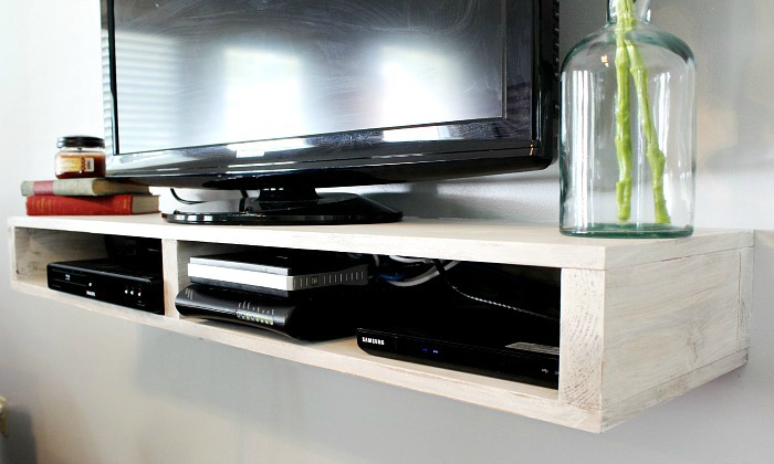 How to build an easy DIY Floating TV Stand