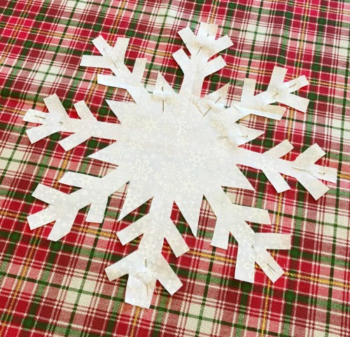 DIY Snowflake Pillow Cover