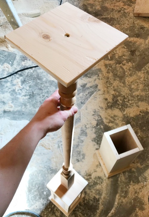 Homemade discount lamp post