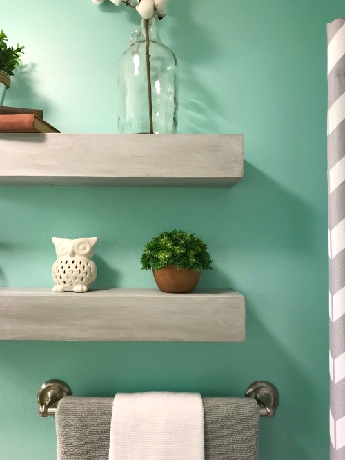 DIY Floating Shelves built like you haven't seen before! These easy to build floating shelves have invisible seams!