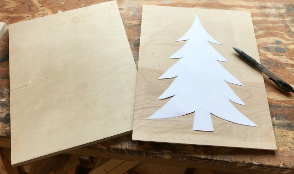 DIY Scrap Wood Christmas Ornament Signs