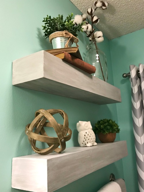 How to build a floating shelf without seams--take your DIY floating shelves up a notch!