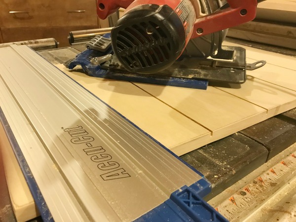How to use a Kreg AccuCut to cut fake drawer slots