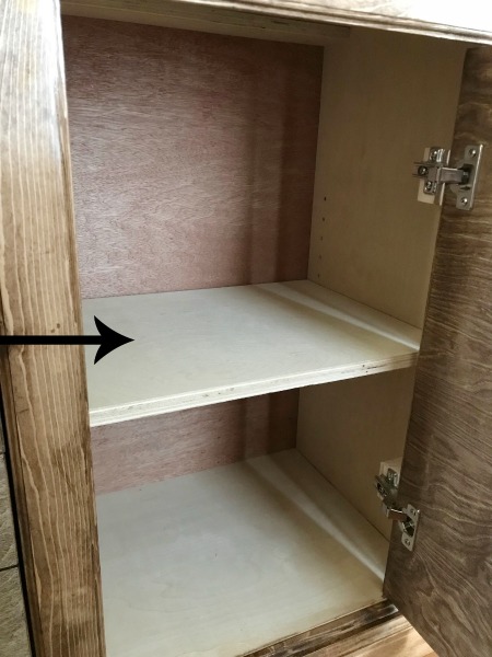 How to use a Kreg Shelf Pin Jig to make a faux drawer dresser cabinet