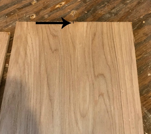 center marked on board