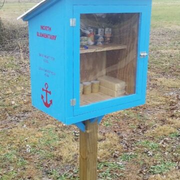 How to Build an Outdoor Community Food Pantry--Free Building Plans