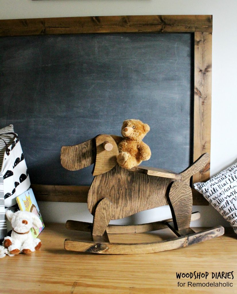 How to build a kids rocking horse that's shaped like a dog--super cute diy kids toy tutorial