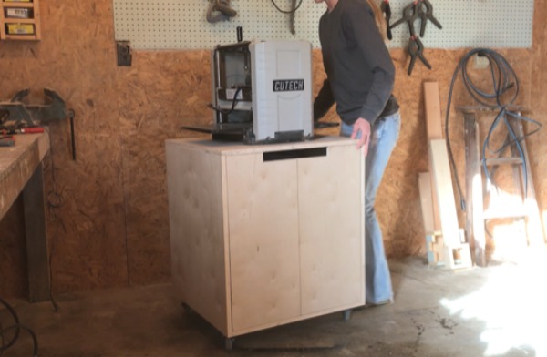 Mobile Planer Stand  Woodworking workbench, Woodworking tools storage,  Used woodworking tools