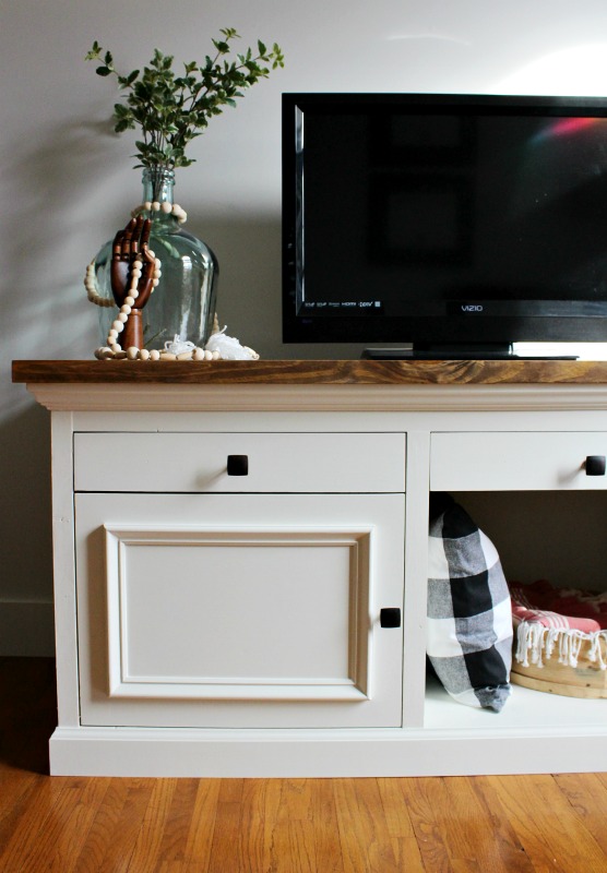 How to Build a DIY TV Cabinet--Free Woodworking Plans and Tutorial
