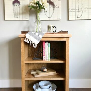 How to build a simple, little DIY bookshelf