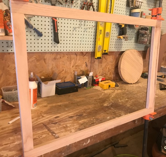 Build face frame for DIY Shelf Cabinet