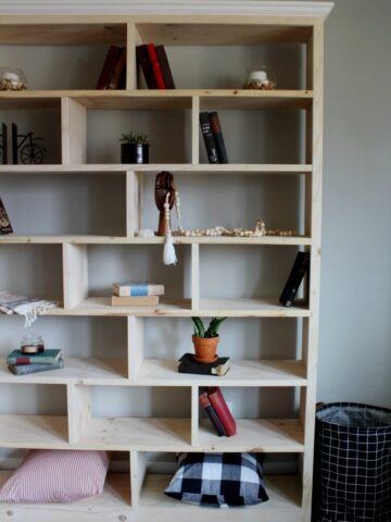 How to build a DIY bookshelf that's simple, modern, and provides plenty of display storage