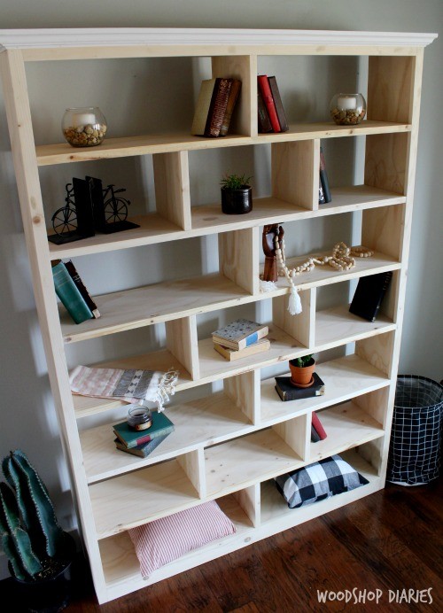 Wood storage shelves custom-built by The Furniture Woodshop - The Furniture  Woodshop