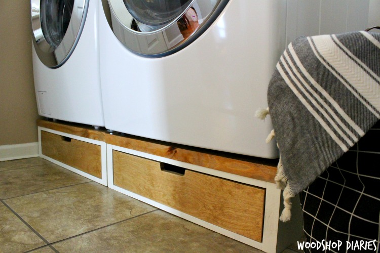 DIY Washer and Dryer Pedestal Stands for a Fraction of the Price for the Plastic Ones--How to Build Your Own