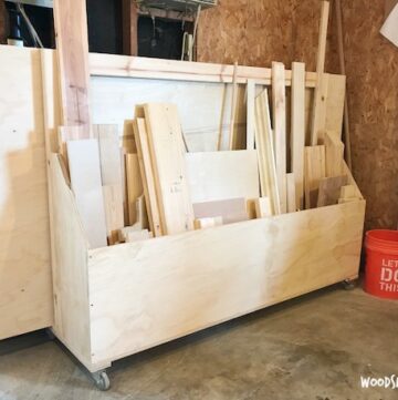 How to Build a DIY Rolling Scrap Wood Cart