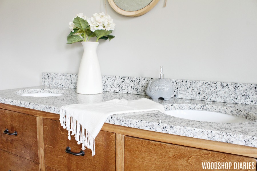 How to build a DIY bathroom vanity to maximize your storage space