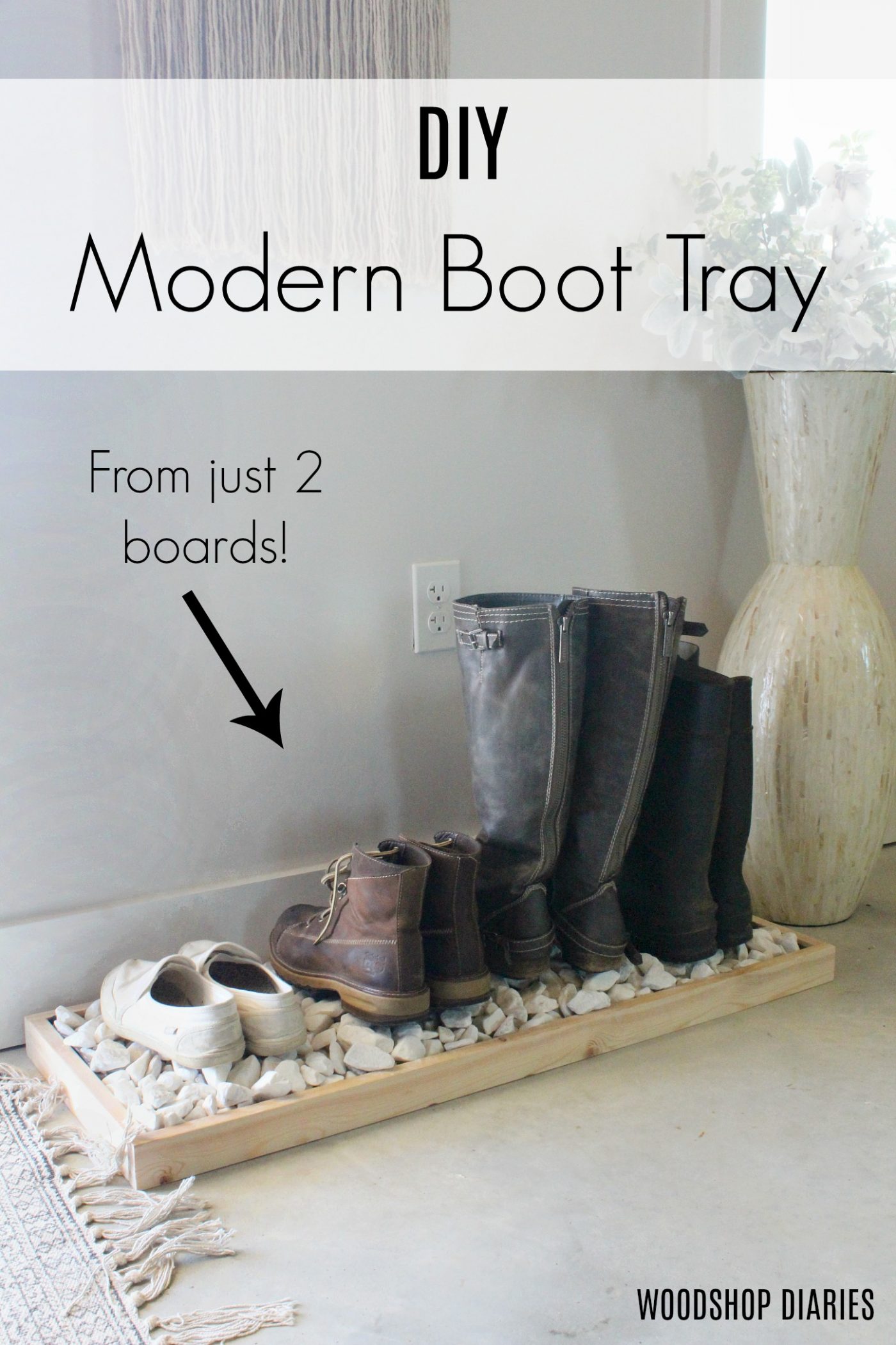 How to build a DIY Boot Tray - % %