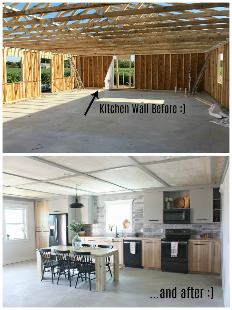 Kitchen renovation challenge before and after