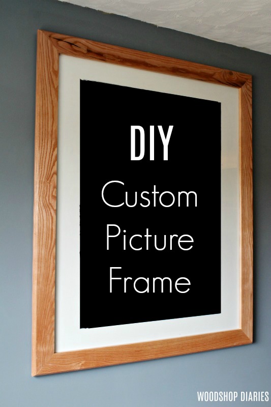 Custom Diy Picture Frame Make It Any, How To Make Simple Wooden Picture Frames