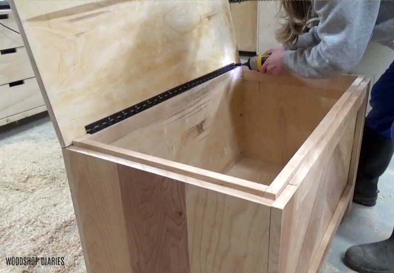 Diy Storage Bench From Purebond Rough Sawn Plywood
