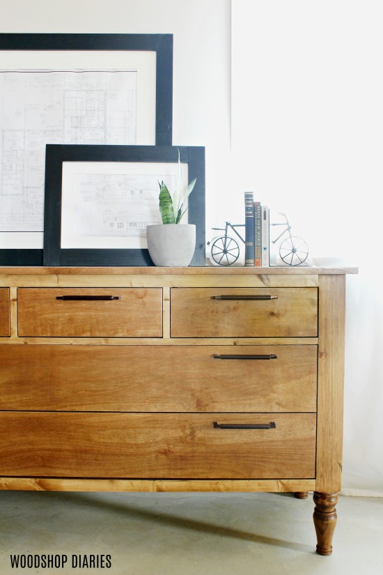 How to Build Your Own DIY Dresser--Tutorial and Video for this Easy to Build Dresser