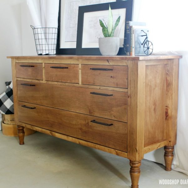 How to Build a Modern DIY Dresser Armoire