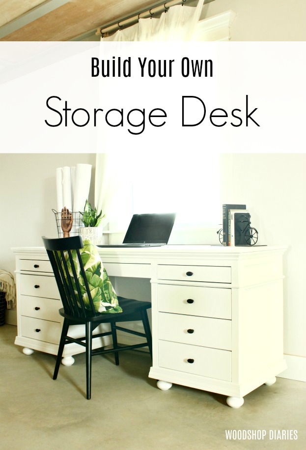 Building your own shop computer desk