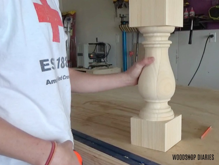 DIY Round Pedestal Coffee Table Leg