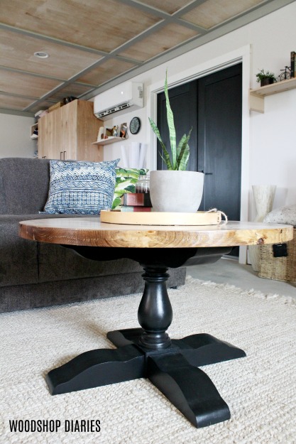 DIY Round Coffee Table--DIY Furniture Plans