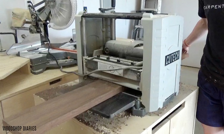 Plane boards for DIY Wood Serving Tray with Handles