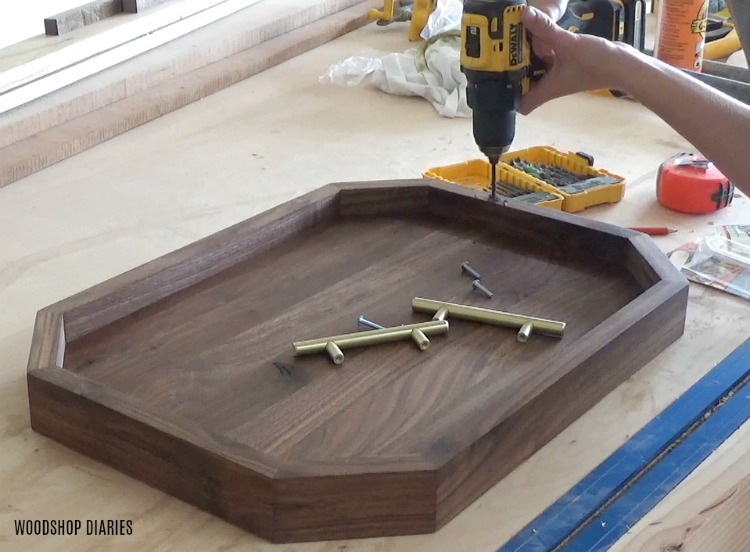 Diy Modern Serving Tray With Handles, Wooden Serving Tray With Handles Plans