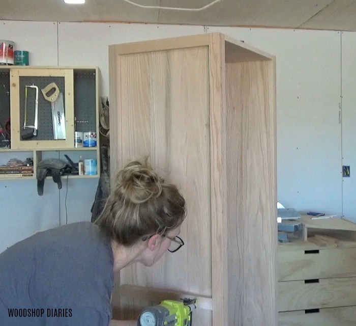 How to DIY a Built In Linen Cabinet