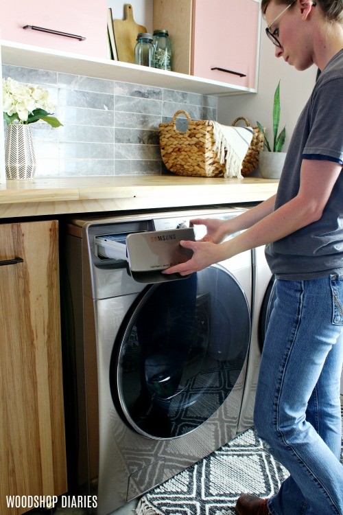 Samsung Champagne Washer & Dryer {A Closer Look}