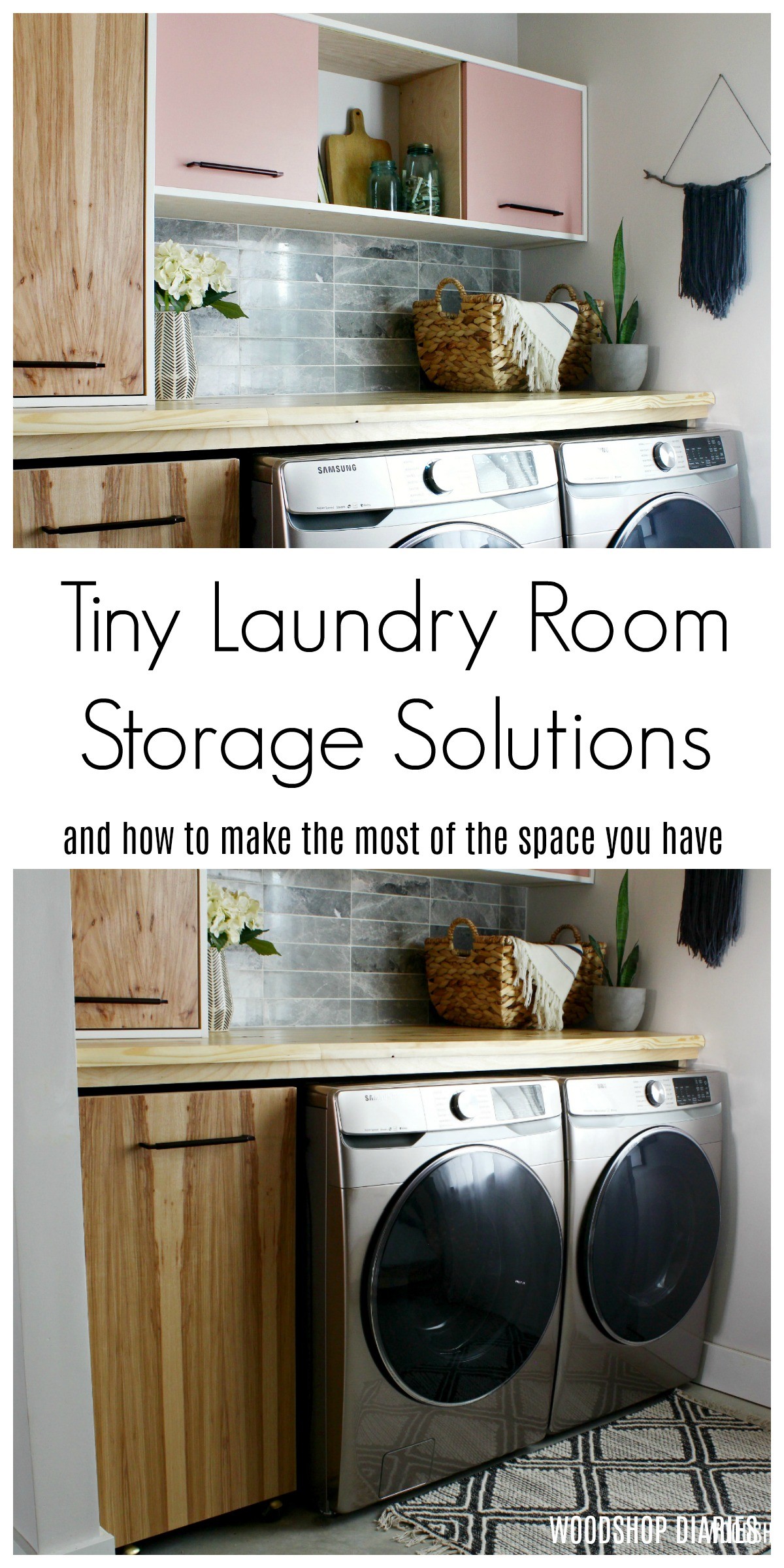 laundry bench on Small Laundry Room Storage Solutions Making The Most Of Small Spaces
